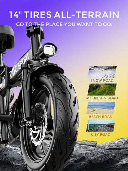 700W Folding E-Bike for Adults: Tackle 25° Hills & 20MPH Speeds. 35-Mile Range with 48V 20Ah Removable Battery, 385LBS Capacity & 11-Layer Shock Absorption for A Smooth Ride. Your All-in-One Commute & Adventure Solution