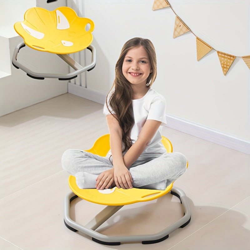 Kids Sensory Spinning Chair for Autism Ages 3+, Sit And Spin Swivel Chair for Kids with ADHD, Sensory Chairs for Autistic Children, Sensory Toys for Motion Sickness, Balance Training, Sensory Stimulation, Smooth Spinning Mech