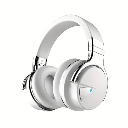 Active Noise Cancelling Wireless Headphones, 30H Playtime, with Microphone, Deep Bass, 30 Hours Playtime