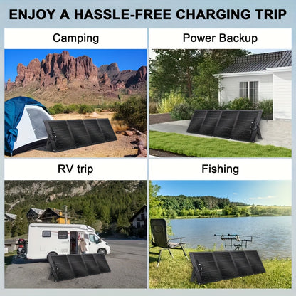 100W Solarpanels Without Bag And Generator/320, 000mAh Power Bank. LiFePO4 Battery UPS, Multi-connector, Durable And Compact Design-portable Camping, Outdoor Charging, Reliable Power Support, Essential for RV Travel, Christma