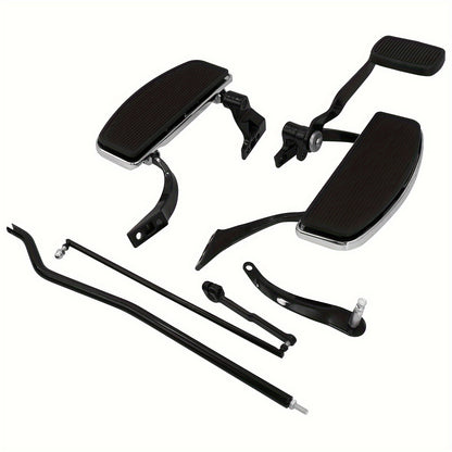 Complete Kit for Floorboards And Foot Pedals Compatible with for harley Dyna FXD Models from 2006 to 2017