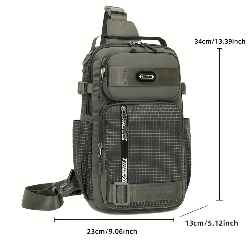 Unisex Fashion Anti-Theft Crossbody Bag - Lightweight Oxford Material, Secure Zip Closure, Adjustable Strap, Perfect for Travel & Everyday Use, Crossbody Ba