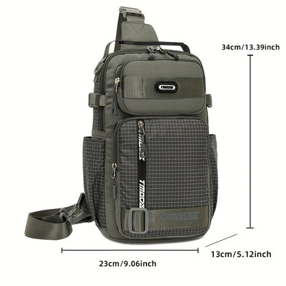 Unisex Fashion Anti-Theft Crossbody Bag - Lightweight Oxford Material, Secure Zip Closure, Adjustable Strap, Perfect for Travel & Everyday Use, Crossbody Ba