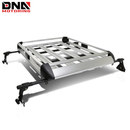 DNA MOTORING Cargo Roof Rack Cross Bar Carrier Basket, with Adjustable Clamps