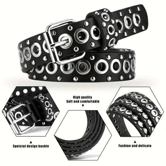 Punk Style Rivet Belt for Men And Women, Ideal Choice for Gifts