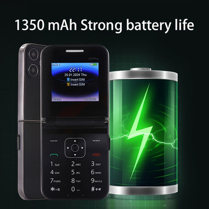 Innovative Mini Pocket Phone | Lightweight, Dual-Sim, Long Standby Time, 2G Network, Multi-Language Support, Foldable Design, Basic Communication Features, Android Os, Battery, Usb Type-C Charging