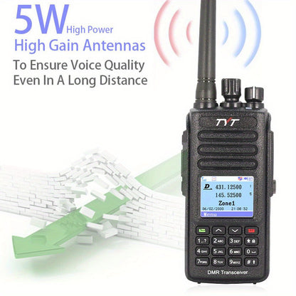 TYT 5W AES256 Encryption DMR Digital Radio + USB Cable