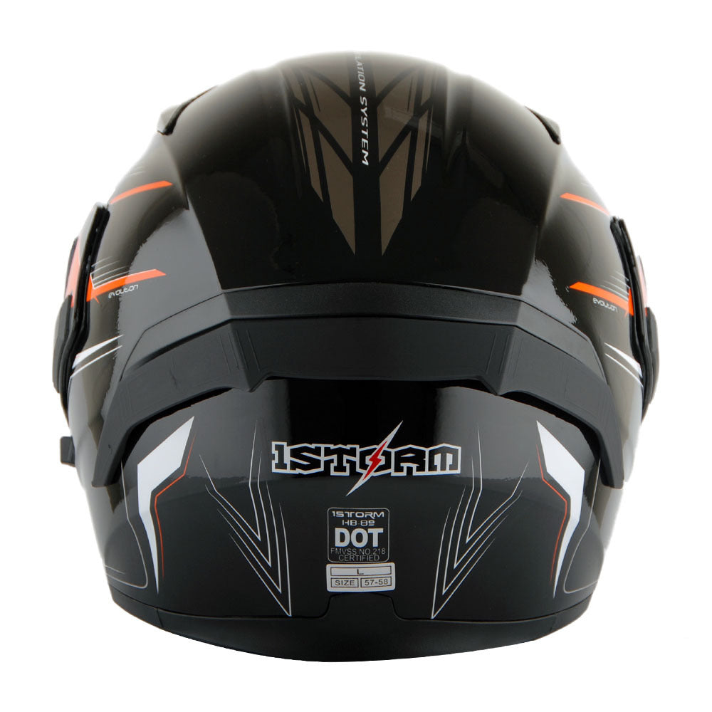 MOTORCYCLE MODULAR FULL FACE HELMET FLIP UP DUAL VISOR HELMET