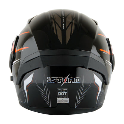 MOTORCYCLE MODULAR FULL FACE HELMET FLIP UP DUAL VISOR HELMET