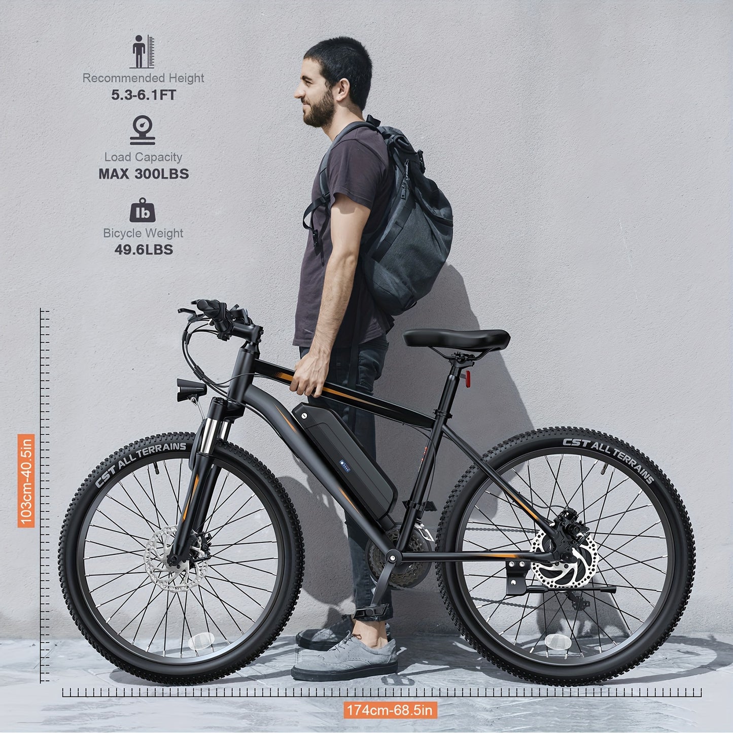 27.5'' Electric Bike for Adults With500W Motor, Up to 50 Miles School Ebike with 48V 500WH Removable Battery, Electric Mountain Bike, 20MPH Adults Electric Bicycle with LCD Display, 21 Speed