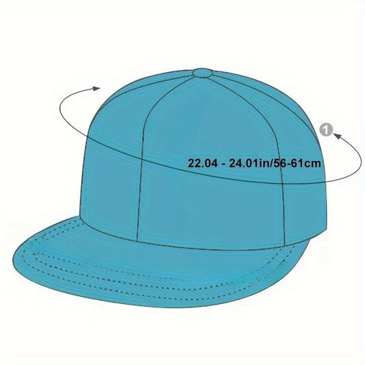 [Lightweight Design] Stylish Snapback Caps with Red 'A' Emblem & Flame Motif - Sporty Design, Trendy Appeal, Polyester Material, Black & White Color Scheme, Casual Headwear | Trendy Snapback | Durable Headgear