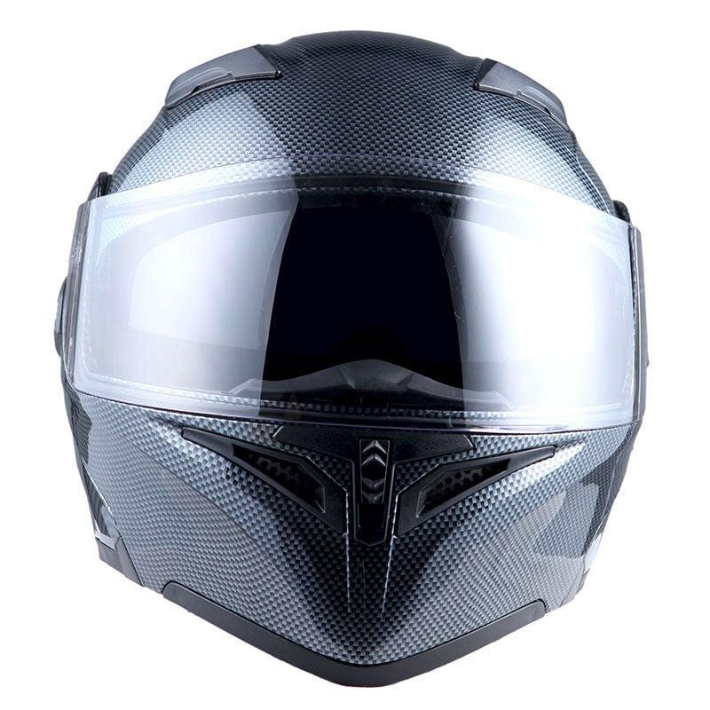 MOTORCYCLE MODULAR FULL FACE HELMET FLIP UP DUAL VISOR HELMET