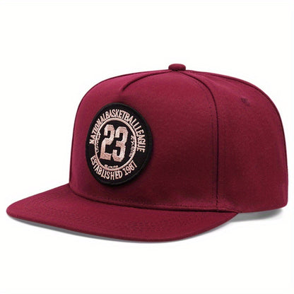 4pcs 23 Embroidered Streetwear Snapback Hats - Adjustable Lightweight Baseball Caps for Men & Women, Multi-Color Options, Perfect Holiday Gifts for Christmas, Thanksgiving, Halloween, New Year, Casual Streetwear, Giftready He
