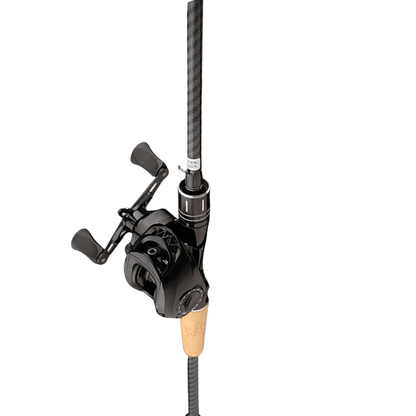 Heavy-Duty Carbon Fiber Fishing Rod & Aluminum Alloy Reel Combo - 7.2:1 High Speed Casting, 10 Drag Settings, Saltwater/Freshwater Long Casting Rod Set for Bass, Trout, Redtail - Lightweight Fly Fishing Gear for Large Game Fi
