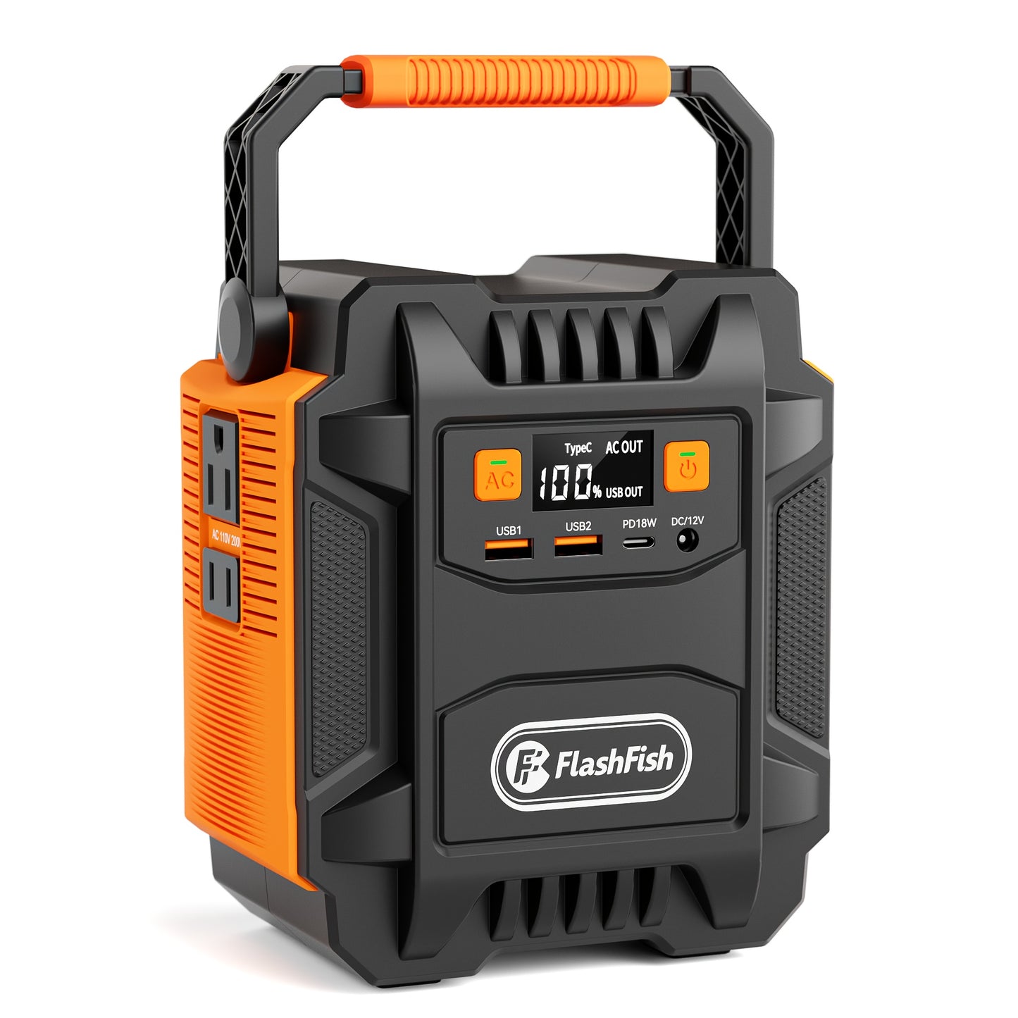 200W/400W Peak Portable Power Station Solar Generator with Solar Panel Optional - 172.8Wh Lithium Battery, 2 AC Outlets, QC3.0 USB/DC/PD Ports, 6-in-1 Multi Device, Lightweight (3.75lbs) for Home Backup, Camping, RV, Outdoor
